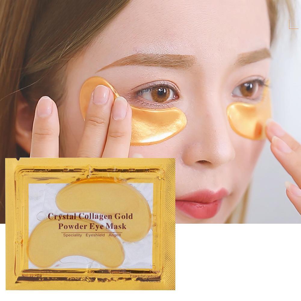 ⭐Gold Crystal Collagen Eye Patches – Reduce Puffiness, Dark Circles & Fine Lines in Minutes