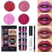 💖 Glitter Lip Gloss Kit – Long Lasting Shine That Survives Your Day