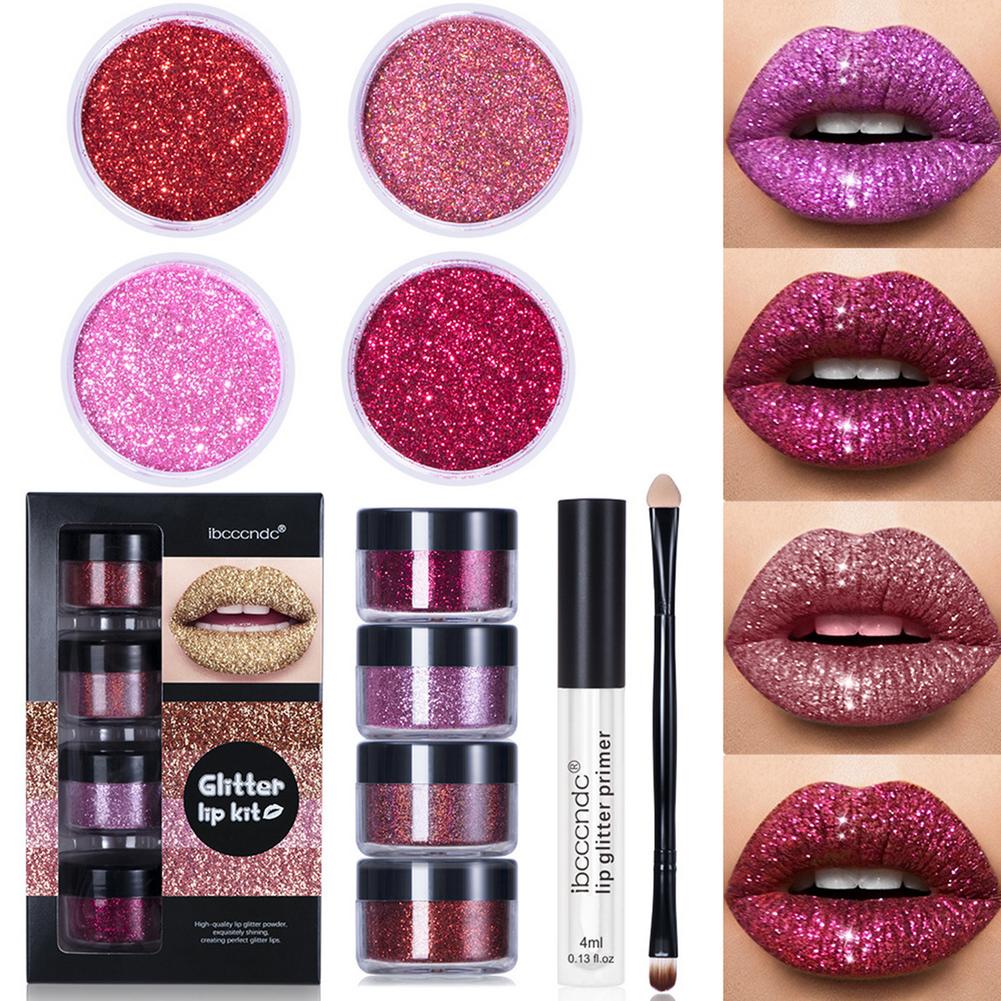 💖 Glitter Lip Gloss Kit – Long Lasting Shine That Survives Your Day