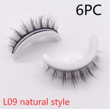 ✨Luxury Reusable 3D Mink Self-Adhesive Lashes – Glue-Free, Natural Volume, 10–20 Wears