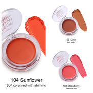 💗PHOERA Light & Brightening Cream Blush – Natural Radiant Glow Cheek Tint (Long-Lasting, Blendable, 8 Shades)