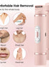 ✨SilkGlide Dual-Head Electric Shaver – Painless Hair Removal for Face, Bikini, Underarm & Legs