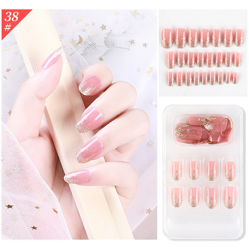 Long Lasting New Fake Nails Wearable Nail Patch Benspiti