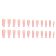 💅✨Heart Stripe Press-On Nails – Salon Glam in Minutes