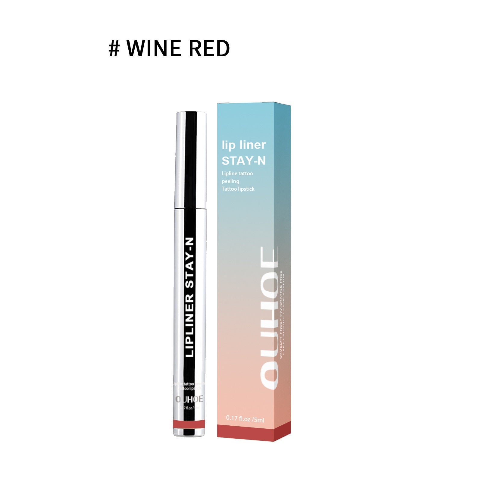 💄 LONG LASTING LIP LINER PEN – DARK BROWN