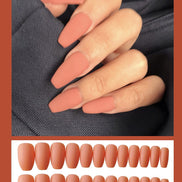 Waterproof Frosted ballet fake nails Benspiti