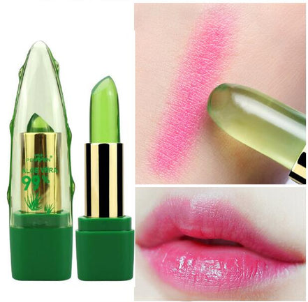 🌿AloeGlow™ Magic Color-Changing Lipstick (Hydrating Aloe Vera Lip Balm)