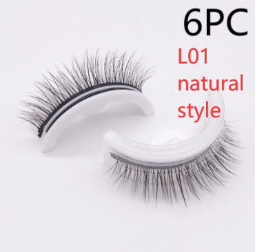 ✨Luxury Reusable 3D Mink Self-Adhesive Lashes – Glue-Free, Natural Volume, 10–20 Wears