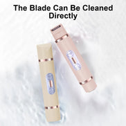 ✨SilkGlide Dual-Head Electric Shaver – Painless Hair Removal for Face, Bikini, Underarm & Legs