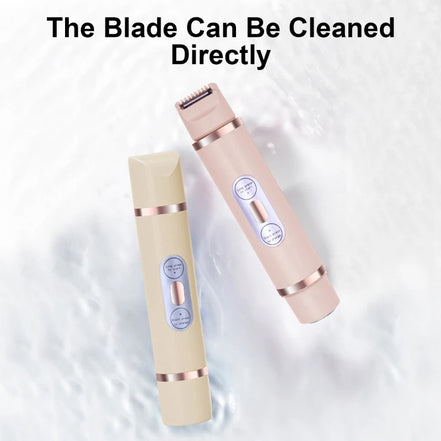 ✨SilkGlide Dual-Head Electric Shaver – Painless Hair Removal for Face, Bikini, Underarm & Legs