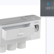 🪥All-in-One Magnetic Toothbrush Holder & Bathroom Organizer with Toothpaste Squeezer