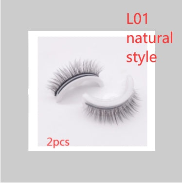 ✨Luxury Reusable 3D Mink Self-Adhesive Lashes – Glue-Free, Natural Volume, 10–20 Wears