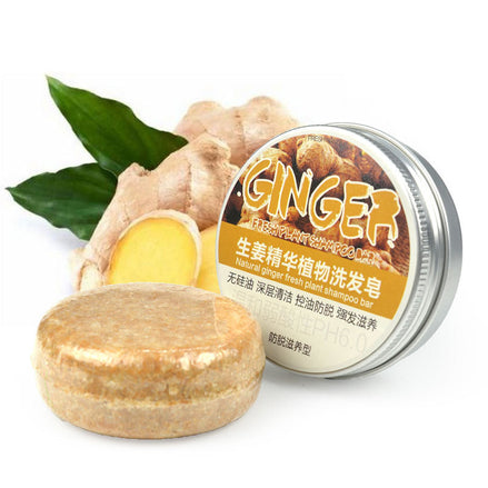 🌿Ginger Nourish Hair & Scalp Shampoo + Conditioner + Natural Soap – Deep Repair & Shine Boost