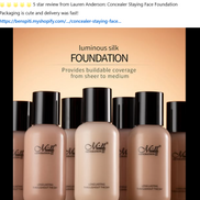 💄 CONCEALER STAYING FACE FOUNDATION