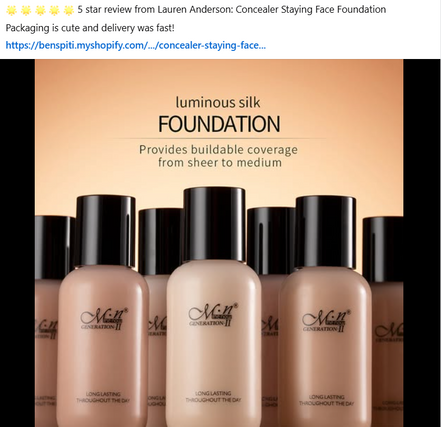 💄 CONCEALER STAYING FACE FOUNDATION