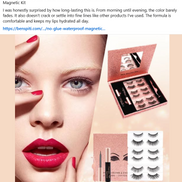 No Glue Waterproof Magnetic Lashes Eyeliner Magnetic Kit