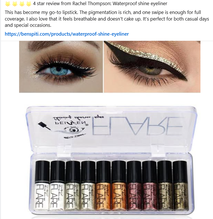⚡Waterproof Long-Lasting Shine Eyeliner – Smudge-Proof Precision That Lasts All Day