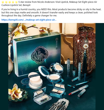 💄 MAKEUP SET – 8 PIECE AIR CUSHION LIPSTICK SET