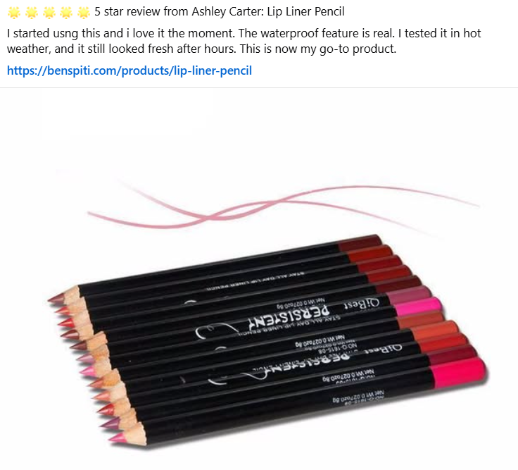 💄Lip liners promise “24h waterproof, smudge-proof”