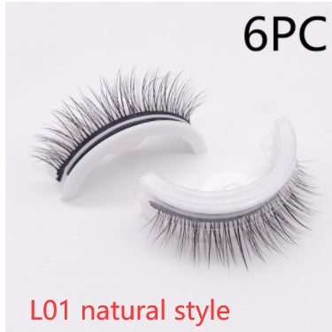 ✨Luxury Reusable 3D Mink Self-Adhesive Lashes – Glue-Free, Natural Volume, 10–20 Wears
