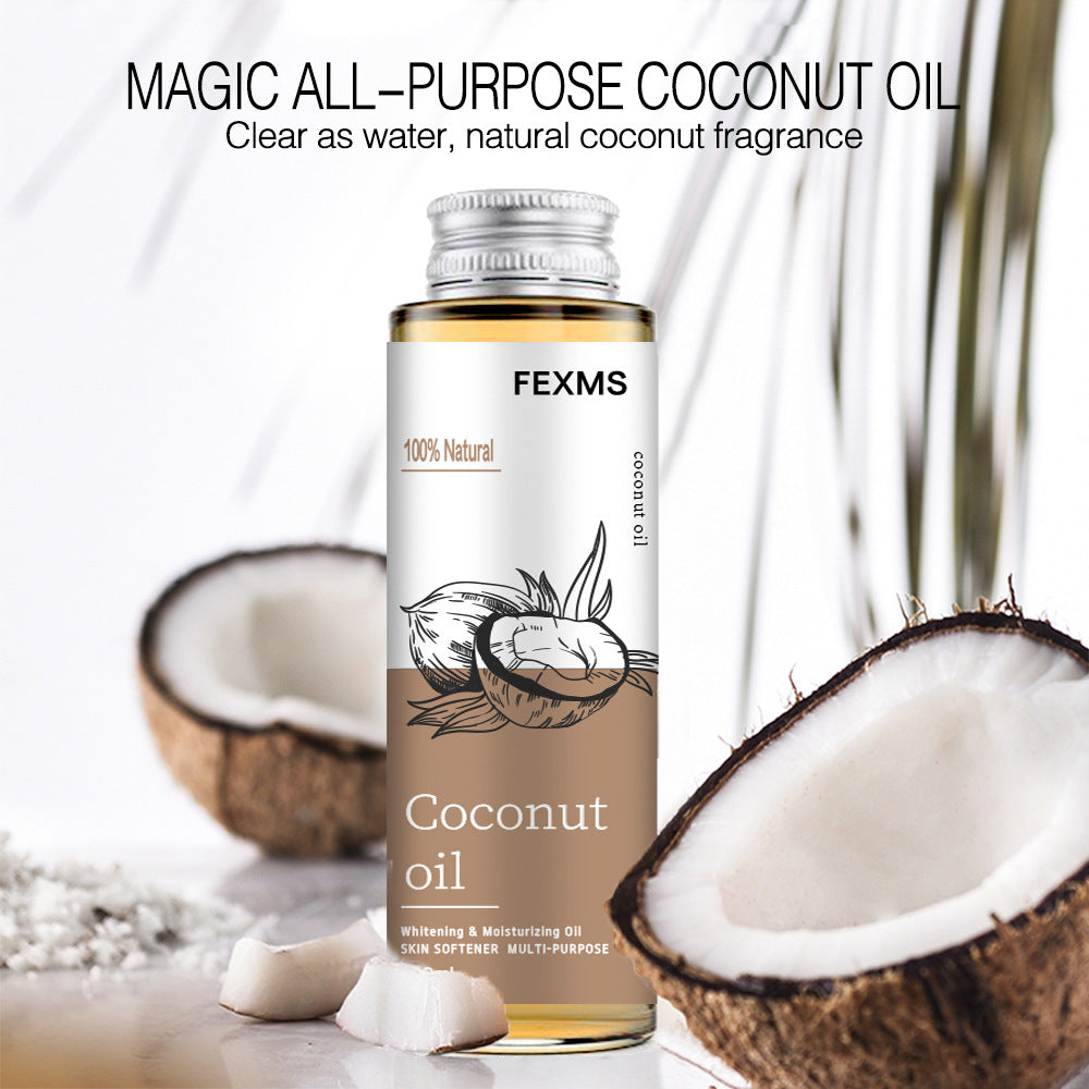 🌴Coconut Glow Body Oil – Deep Hydration & Sensual Massage Therapy (Non-Greasy, Long-Lasting Fragrance)