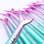 ✨ 11PCS Mermaid Makeup Brush Set (All-In-One Kit)