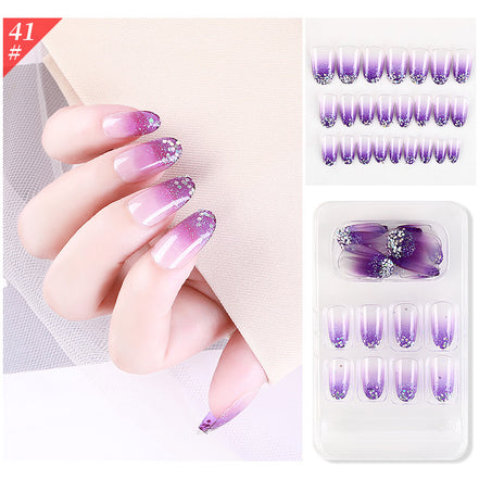 Long Lasting New Fake Nails Wearable Nail Patch Benspiti