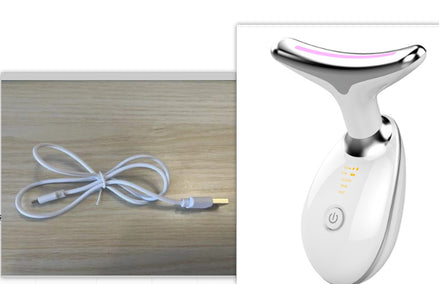 💎EMS Thermal Neck Lifting Massager – Electric Microcurrent Wrinkle Remover & Skin Tightening Device