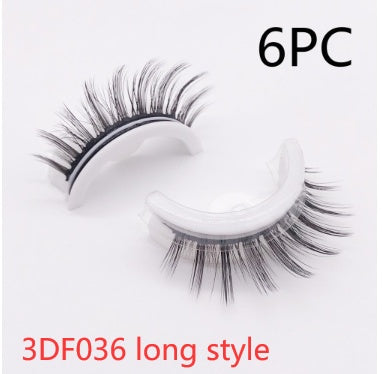 ✨Luxury Reusable 3D Mink Self-Adhesive Lashes – Glue-Free, Natural Volume, 10–20 Wears