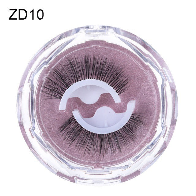 ✨Self-Adhesive Reusable Eyelashes – Glue-Free Natural Curl False Lashes for Effortless Everyday Glam