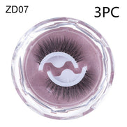 ✨Self-Adhesive Reusable Eyelashes – Glue-Free Natural Curl False Lashes for Effortless Everyday Glam