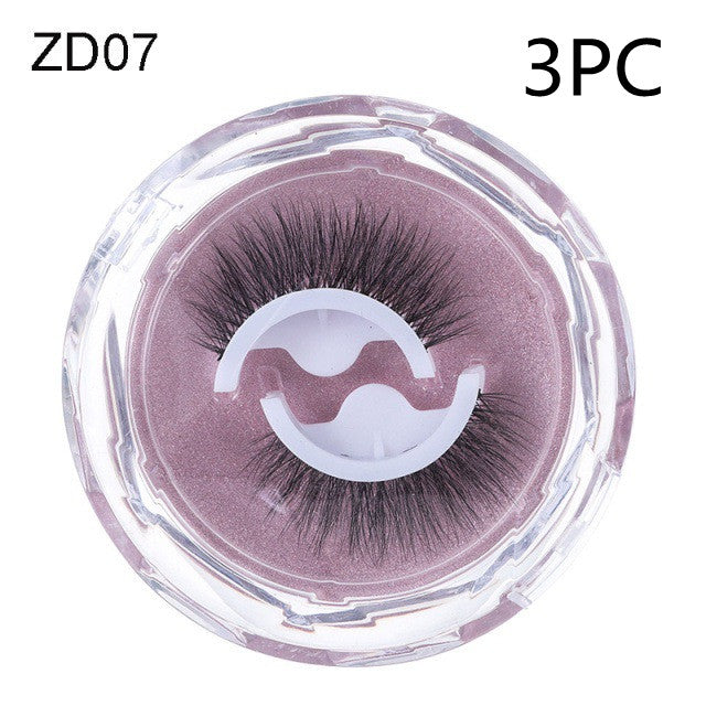 ✨Self-Adhesive Reusable Eyelashes – Glue-Free Natural Curl False Lashes for Effortless Everyday Glam