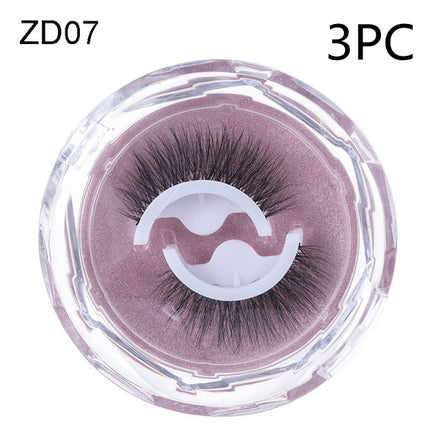 ✨Self-Adhesive Reusable Eyelashes – Glue-Free Natural Curl False Lashes for Effortless Everyday Glam