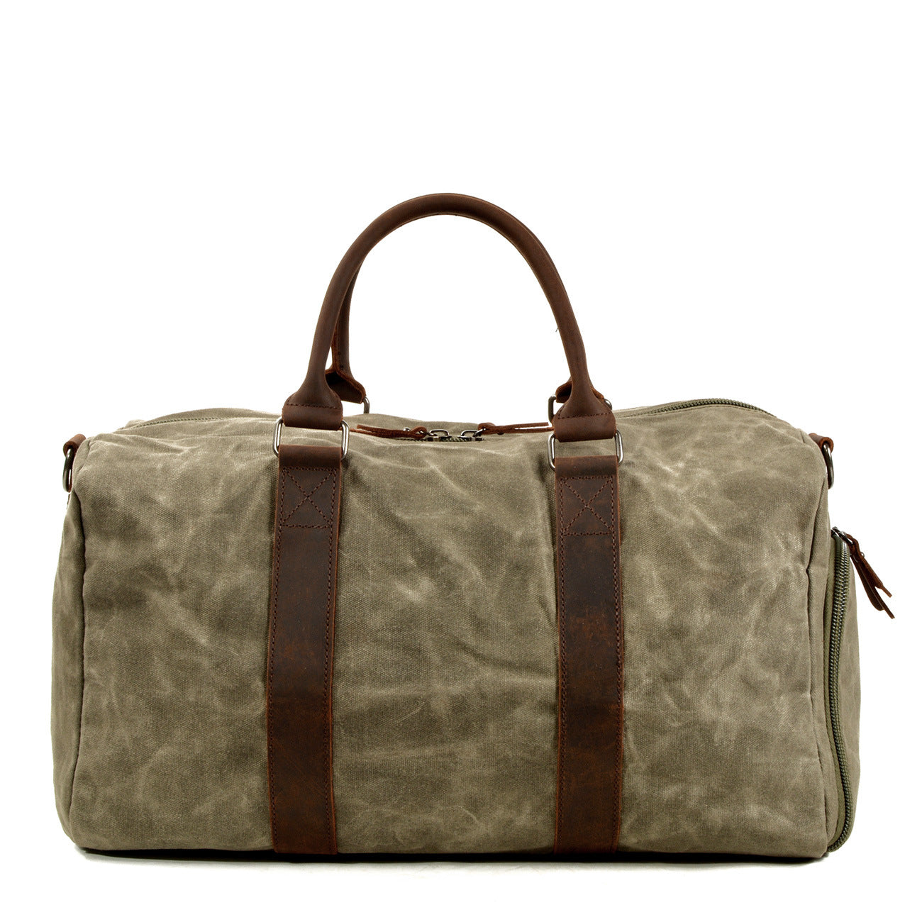 🧳 Men’s One Shoulder Travel Gym Bag – Large Capacity Wet & Dry Separation Canvas Duffel