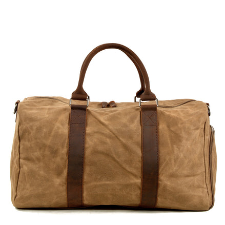 🧳 Men’s One Shoulder Travel Gym Bag – Large Capacity Wet & Dry Separation Canvas Duffel