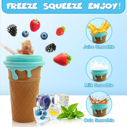 🧊Freeze & Squeeze™ 500ML Instant Slushy Maker Cup