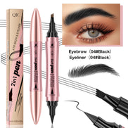 🔥4D Microblading Dual-Ended Eyebrow Pen™ – Natural Hair Stroke Brow + Precision Eyeliner (Waterproof & Smudge-Proof)
