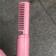 Professional Wireless Hair Straightener Curler Comb Fast Heating Negative Ion Straightening Curling Brush Hair Styling Tools