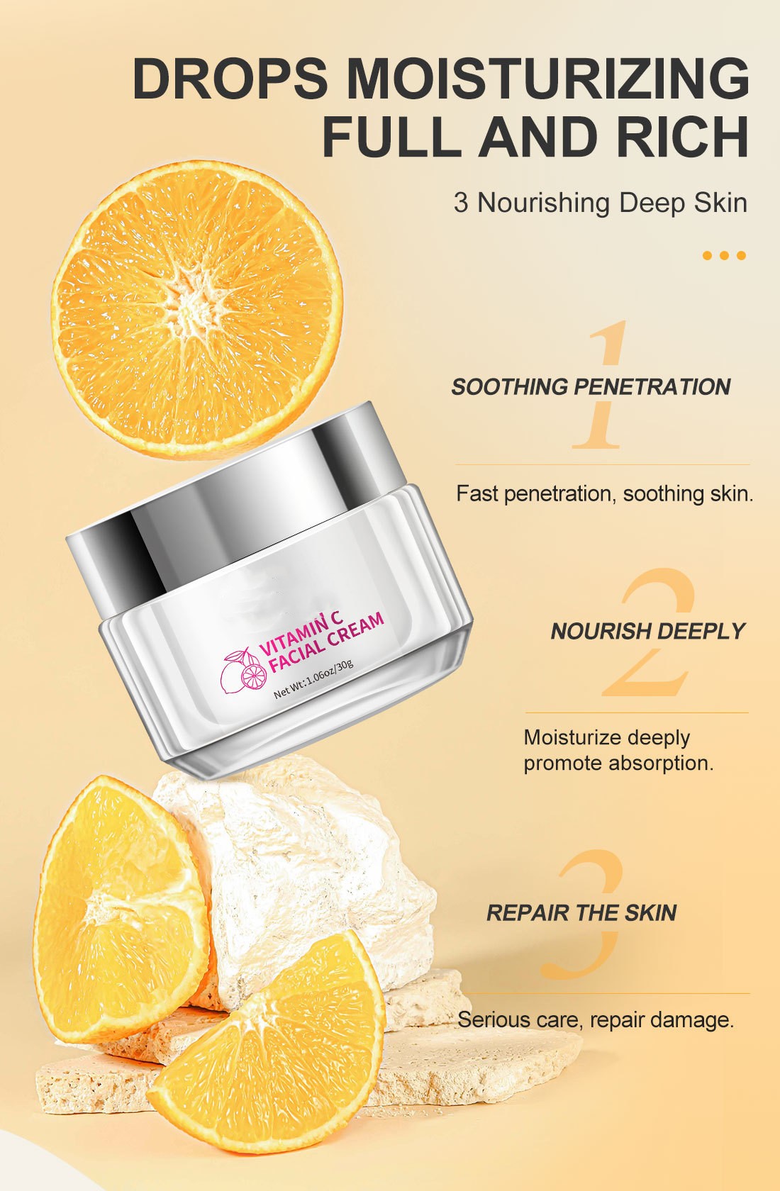 ✨ Radiance Glow Vitamin C Face Cream – Brighten, Hydrate & Renew Skin