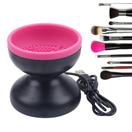 :  💖Electric Makeup Brush Cleaner Machine – Fast USB Automatic Cosmetic Brush Cleaning Tool for All Brush Sizes | Deep Clean & Dry in Seconds