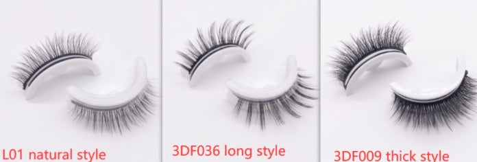 ✨Luxury Reusable 3D Mink Self-Adhesive Lashes – Glue-Free, Natural Volume, 10–20 Wears