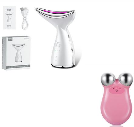 💎EMS Microcurrent Neck & Face Lifting Device – 3 Color LED Photon Therapy for Skin Tightening, Jawline Sculpting & Double Chin Appearance Reduction
