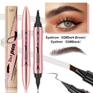 🔥4D Microblading Dual-Ended Eyebrow Pen™ – Natural Hair Stroke Brow + Precision Eyeliner (Waterproof & Smudge-Proof)