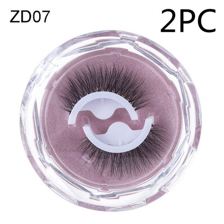 ✨Self-Adhesive Reusable Eyelashes – Glue-Free Natural Curl False Lashes for Effortless Everyday Glam
