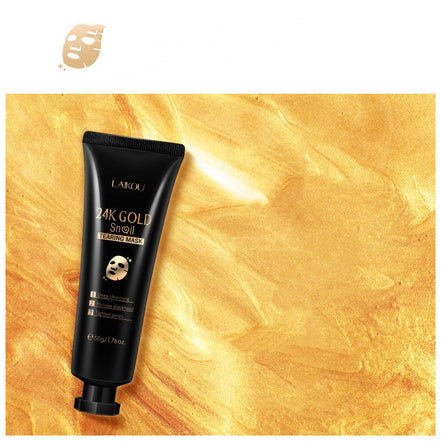 🧖‍♀️Gold Foil Snail Hydrating Peel-Off Mask – Deep Moisture Glow Therapy