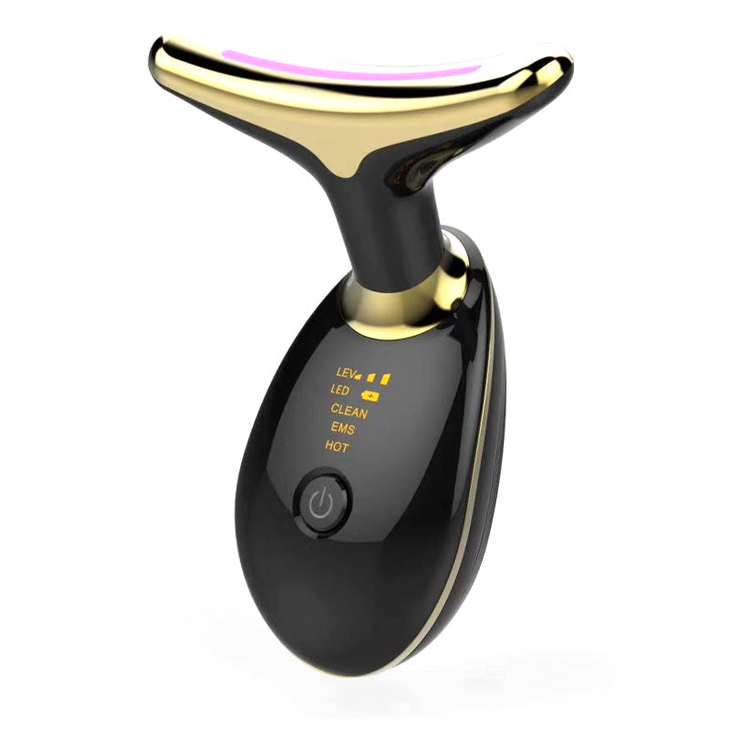 💎EMS Thermal Neck Lifting Massager – Electric Microcurrent Wrinkle Remover & Skin Tightening Device