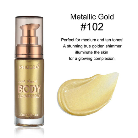 🌟GlowAura™ Liquid Body Highlighter – Instant Radiant Skin Glow for Face & Body