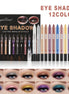 Silkworm Pen Pearlescent Eye Shadow Stick 12 Sets