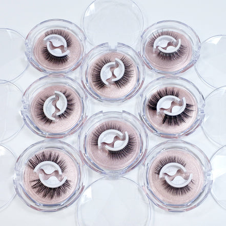 ✨Self-Adhesive Reusable Eyelashes – Glue-Free Natural Curl False Lashes for Effortless Everyday Glam