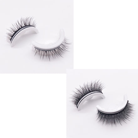 ✨Luxury Reusable 3D Mink Self-Adhesive Lashes – Glue-Free, Natural Volume, 10–20 Wears